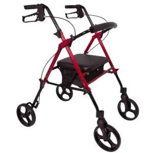 ProBasics Aluminum Height Adjustable Rollator With 8-inch Wheels - Image 2