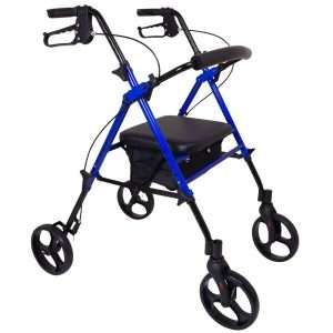ProBasics Aluminum Height Adjustable Rollator With 8-inch Wheels - Image 3