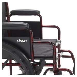 Drive Medical Rebel Wheelchair - 18" Seat,  Swing-away Footrests - Image 2