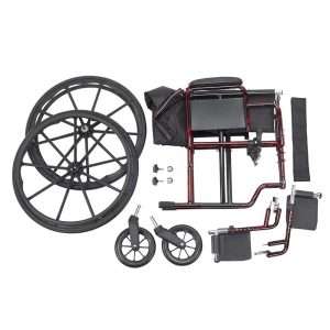 Drive Medical Rebel Wheelchair - 18" Seat,  Swing-away Footrests - Image 5