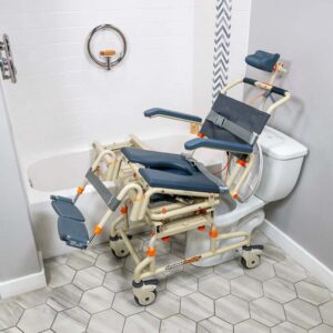 ShowerBuddy SB2T TubBuddy Tilt – Transfer Bench & Commode Chair for Bathtubs - Image 3