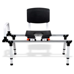 ShowerGlyde SG1 Sliding Transfer Bench for Shower & Tub – Safe & Easy Bathroom Access - Image 2