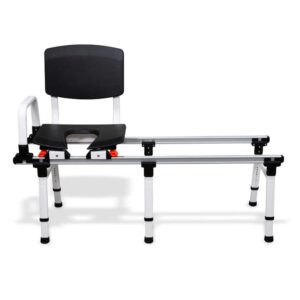 ShowerGlyde SG2 Sliding Transfer Bench – Adjustable Shower Chair for Tub Access