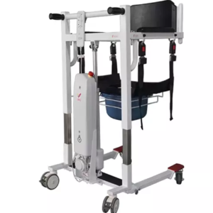 Close-up of the remote control for the Top Medical Electric Patient Transfer Lift Chair