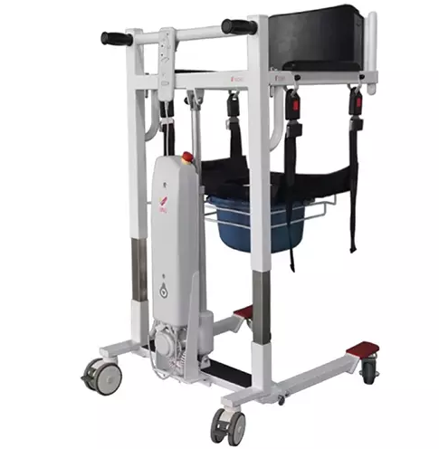 Close-up of the remote control for the Top Medical Electric Patient Transfer Lift Chair