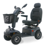 Shop the Shoprider Expedition XL4 heavy duty mobility scooter with 350 lb capacity, 7.5 mph speed, 20-mile range, and customizable seating.