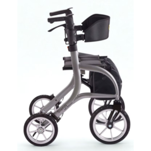 COMODITÀ Siena All-Terrain Rollator Walker with Large Wheels & Seat 11 COMODITÀ Siena all terrain rollator walker with extra-large 12-inch wheels, comfortable seat, solid PU tires, and folding frame for indoor and outdoor mobility