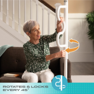Stander Wonder Pole Plus – Floor to Ceiling Grab Bar & Security Transfer Pole for Safer Mobility - Image 2