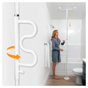 Stander Wonder Pole Plus – Floor to Ceiling Grab Bar & Security Transfer Pole for Safer Mobility