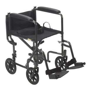 Drive Medical Steel Transport Chair - Image 2