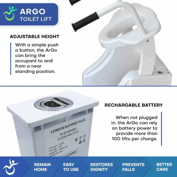 Top Medical ArGo Electric Toilet Lift3 Top Medical ArGo Electric Toilet Lift3