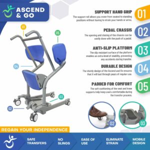 Ascend & Go Sit to Stand Patient Lift - Image 6