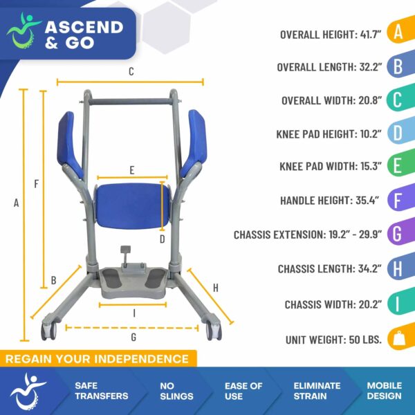 Top Medical Ascend amp Go Sit to Stand Patient Lift5 Top Medical Ascend amp Go Sit to Stand Patient Lift5