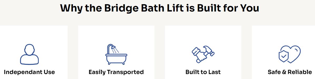 Top Medical Bridge Bath Lift d Top Medical Bridge Bath Lift d