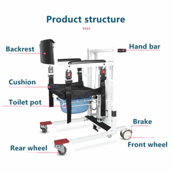Top Medical Electric Patient Lift Transfer Chair6 Top Medical Electric Patient Lift Transfer Chair6
