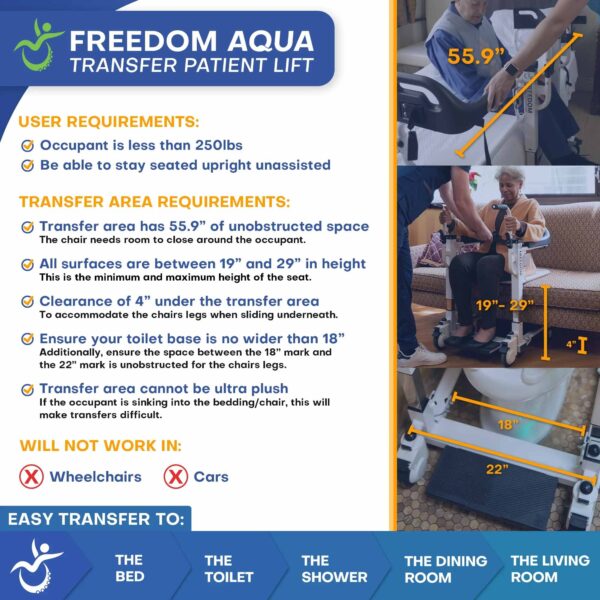 Top Medical Freedom Aqua Patient Transfer Lift2 Top Medical Freedom Aqua Patient Transfer Lift2