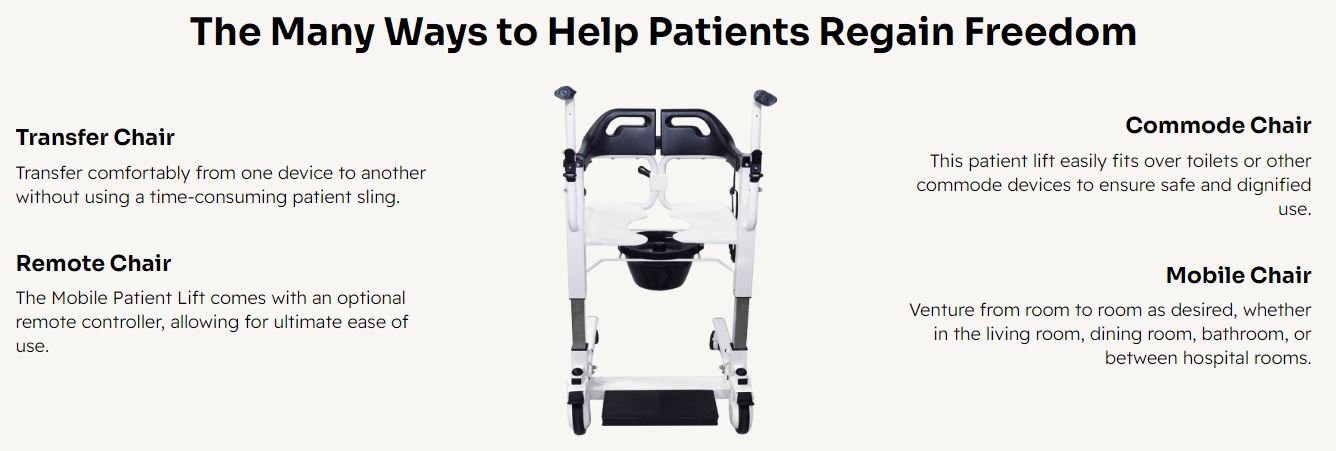 Top Medical Freedom Transfer Patient Lift d3 Top Medical Freedom Transfer Patient Lift d3