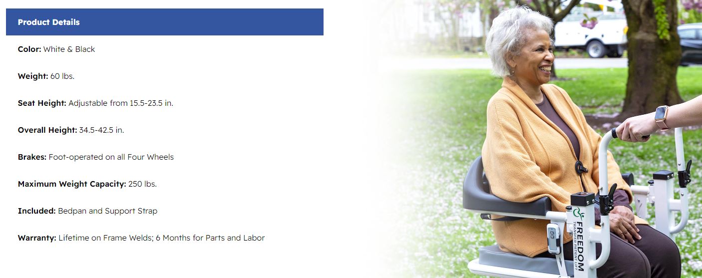 Top Medical Freedom Transfer Patient Lift d4 Top Medical Freedom Transfer Patient Lift d4