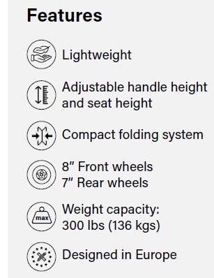 Triumph Essentials Compact Rollator d Triumph Essentials Compact Rollator d