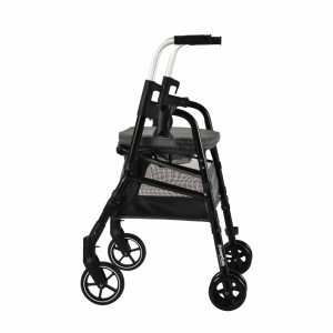 Essential Seated Rollator – Lightweight Foldable Rollator Walker with Seat - Image 3
