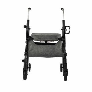 Essential Seated Rollator – Lightweight Foldable Rollator Walker with Seat - Image 4