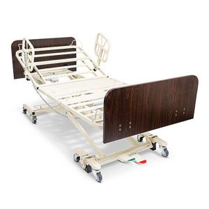 MedaCure Hi Low Hospital Bed – Adjustable High Low Hospital Bed for Long-Term Care