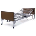 Patriot Full Electric Home Care Bed with grid sleep surface and adjustable height