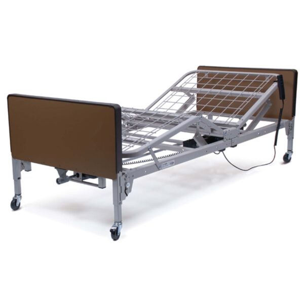 Patriot Full Electric Adjustable Home Care Bed – Durable & Comfortable Patriot Full Electric Home Care Bed with grid sleep surface and adjustable height