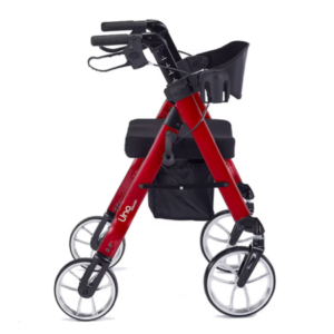 Comodità Uno Heavy Duty Walker with Seat | 4-Wheel Rollator - Image 6