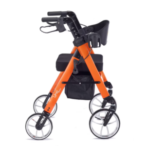 Comodità Uno Heavy Duty Walker with Seat | 4-Wheel Rollator - Image 9