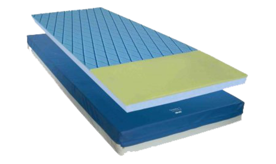 Best hospital bed mattress showing advanced pressure relief and comfort features