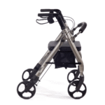 Comodità Prima rollator walker heavy duty with Seat – 400 lb Capacity, 8 inch Wheels