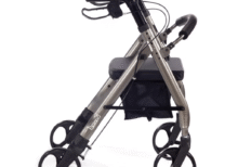 Comodità Prima rollator walker heavy duty with Seat – 400 lb Capacity, 8 inch Wheels