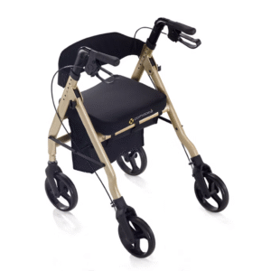 Comodità Prima Special – Walker with 4 Wheels and Seat (Wide Seat Rollator) - Image 3