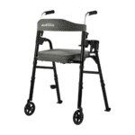 Adult walker with seat lightweight foldable