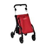 Adult wheeled walker with seat and storage