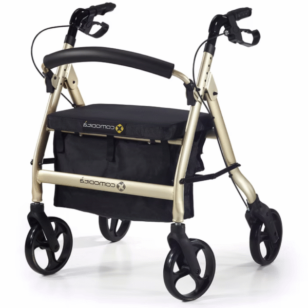 Comodita Spazio heavy duty walker with seat for seniors