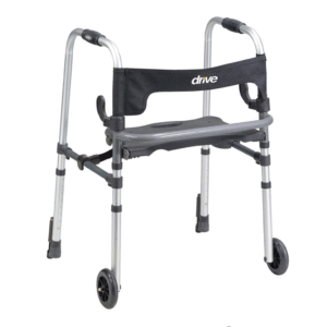 Clever-Lite LS Folding Walker with Wheels & Seat β Lightweight, Portable & Reliable 3 Clever-Lite LS Folding Walker with Wheels & Seat β Lightweight, Portable & Reliable - Image 1