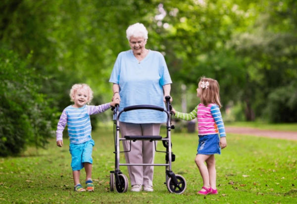 Lightweight rollators for seniors offering mobility and ease of use