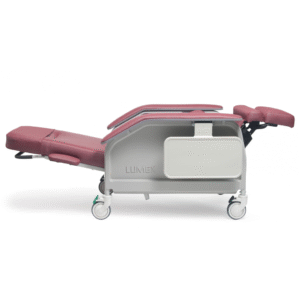 Lumex FR577RG Clinical Care Recliner Chair with Tray & Wheels - Comfort, Mobility & Versatility in One Chair - Image 3