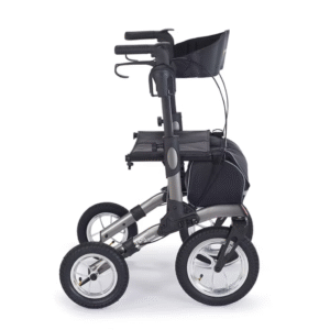 COMODITÀ Tipo All Terrain Walker – 12 inch wheels, padded seat, cane holder, travel bag