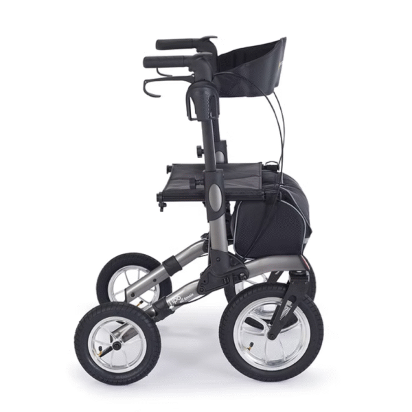 All Terrain Walker – COMODITÀ Tipo COMODITÀ Tipo All Terrain Walker – 12 inch wheels, padded seat, cane holder, travel bag