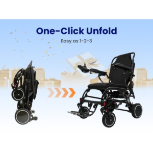 VOCIC V81 Carbon Fiber Electric Folding Wheelchair – Lightweight Travel Power Wheelchair - Image 7