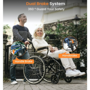 VOCIC U31 Wheel Chair for Sale – Lightweight 3-in-1 Manual Folding Wheelchair - Image 2