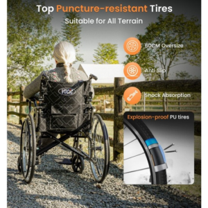 VOCIC U31 Wheel Chair for Sale – Lightweight 3-in-1 Manual Folding Wheelchair - Image 8