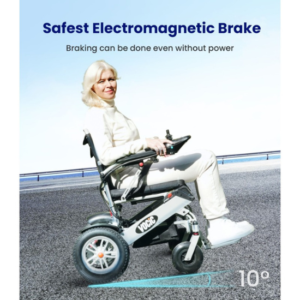 VOCIC V62 Electric Lightweight Folding Wheelchair – Airline-Approved Travel Power Chair - Image 2