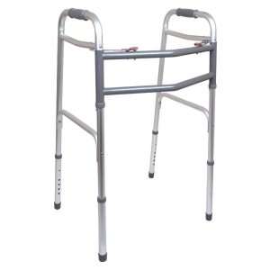 ProBasics Bariatric Two-Button Release Folding Walker Aluminum