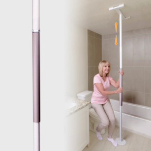 Stander Security Pole Slim transfer pole for elderly with floor-to-ceiling support for safer standing, transfers, and fall prevention