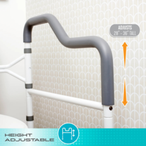 Wonder Toilet Safety Rail – Adjustable Toilet Safety Rail for Elderly & Bathroom Safety Support 16 Wonder Toilet Safety Rail – Adjustable Toilet Safety Rail for Elderly & Bathroom Safety Support - Image 5