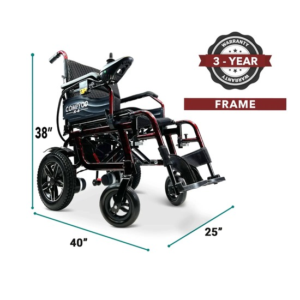 ComfyGO X-6 Travel Electric Wheelchair – Lightweight Folding Power Wheelchair - Image 13